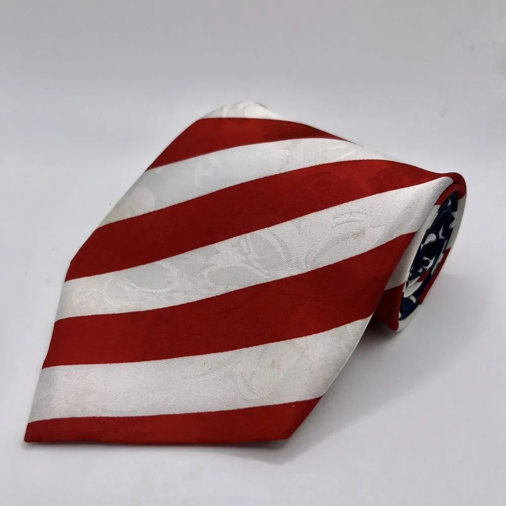 City One Mens‎ Patriotic Hand Made American Flag Tie Dadcore USA Election